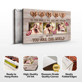 Mommy You Are The World Sign - Tailored Canvases - Flyclothing LLC