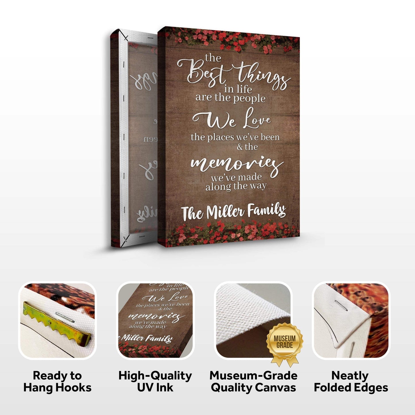 Best Things In Life Sign II - Tailored Canvases - Flyclothing LLC