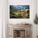 Family Names Mountain Sign - Tailored Canvases - Flyclothing LLC
