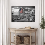 Family Names American Barn Sign - Tailored Canvases - Flyclothing LLC