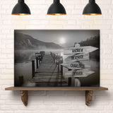 Family Names Lake Dock Sign - Tailored Canvases - Flyclothing LLC