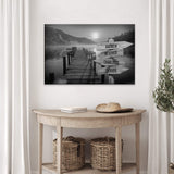 Family Names Lake Dock Sign - Tailored Canvases - Flyclothing LLC
