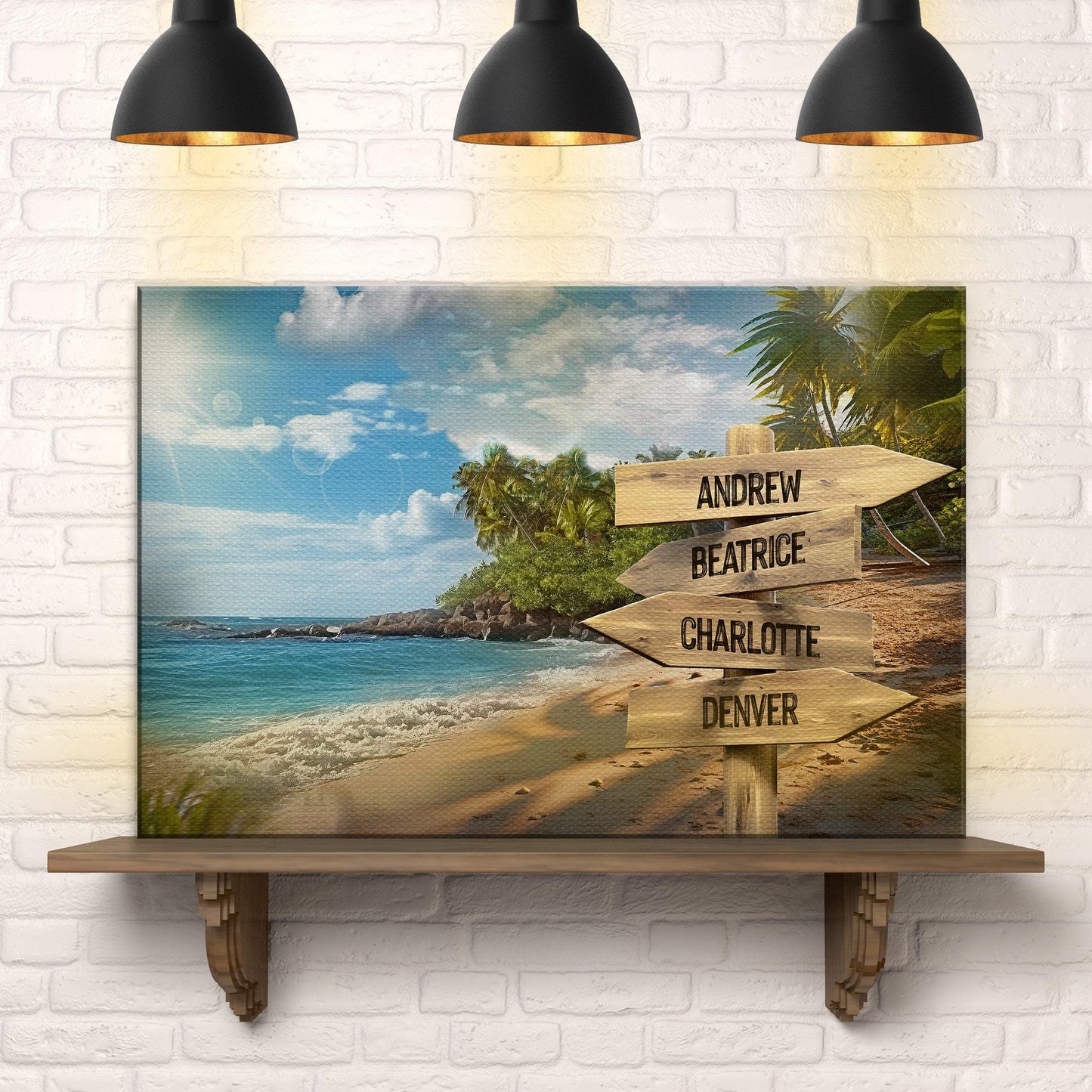 Family Names Ocean Breeze Sign - Tailored Canvases - Flyclothing LLC