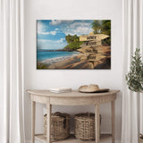 Family Names Ocean Breeze Sign - Tailored Canvases - Flyclothing LLC