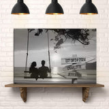Romantic Swing Family Names Sign - Tailored Canvases - Flyclothing LLC