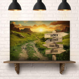 Winding Road Family Names Sign - Tailored Canvases - Flyclothing LLC