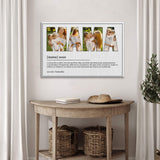 Mother's Day Sign She Loved Us Unconditionally - Tailored Canvases - Flyclothing LLC