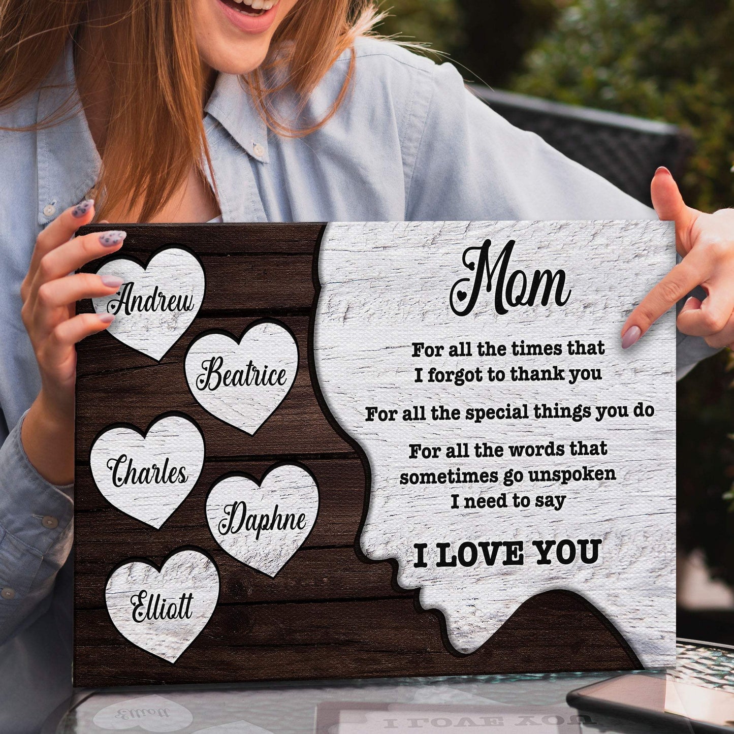 Mother's Day Sign I Need to Say I Love You - Tailored Canvases - Flyclothing LLC