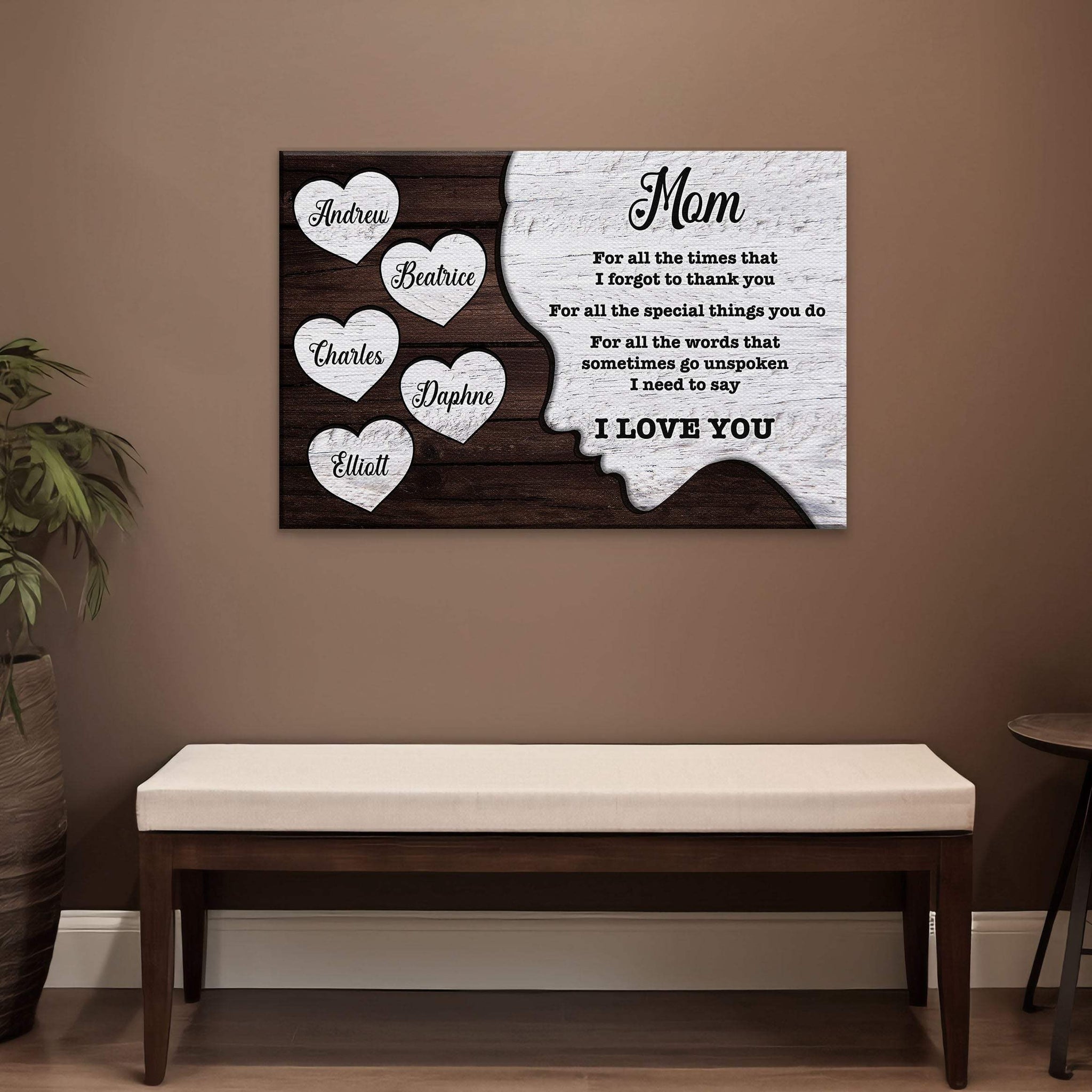 Mother's Day Sign I Need to Say I Love You - Tailored Canvases - Flyclothing LLC