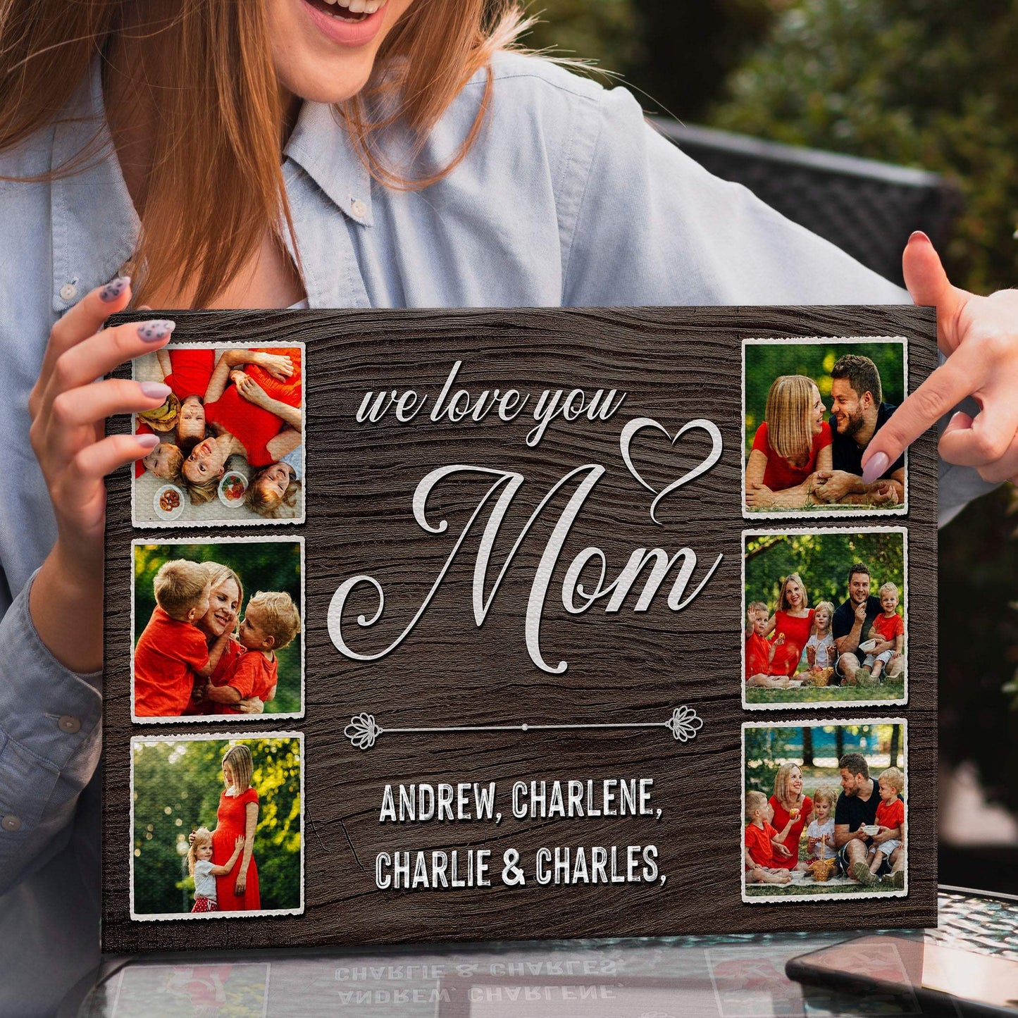 Mother's Day Sign We Love You Mom - Tailored Canvases - Flyclothing LLC