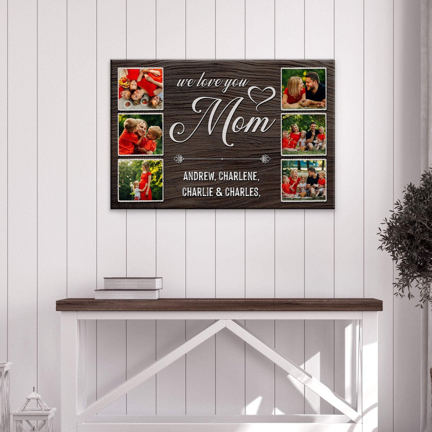 Mother's Day Sign We Love You Mom - Tailored Canvases - Flyclothing LLC