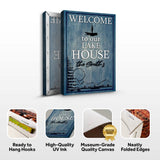 Welcome To Our Lake House Sign - Tailored Canvases - Flyclothing LLC