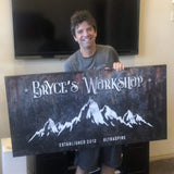 Family Mountain Home Sign - Tailored Canvases - Flyclothing LLC