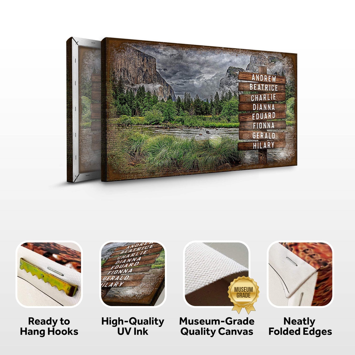 Lake Family Name Sign - Tailored Canvases - Flyclothing LLC