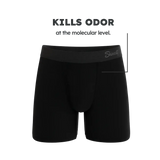The Threat Level Midnight | Black Fart Proof Ball Hammock® Pouch Underwear - Shinesty - Flyclothing LLC