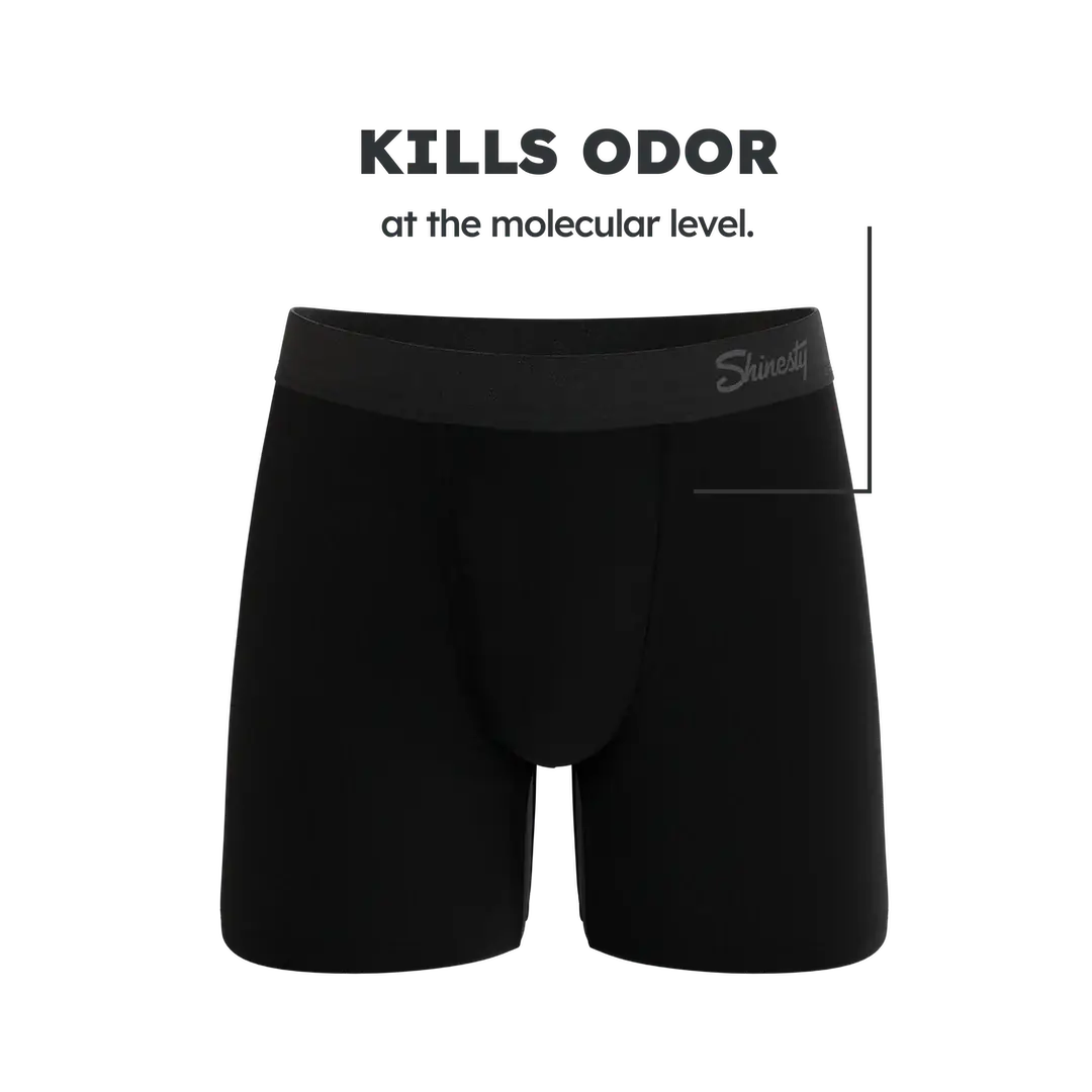 The Threat Level Midnight | Black Fart Proof Ball Hammock® Pouch Underwear - Shinesty - Flyclothing LLC