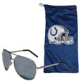 Indianapolis Colts Aviator Sunglasses and Bag Set - Siskiyou Buckle