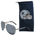 Dallas Cowboys Aviator Sunglasses and Bag Set