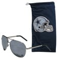 Dallas Cowboys Aviator Sunglasses and Bag Set - Siskiyou Buckle