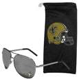 New Orleans Saints Aviator Sunglasses and Bag Set - Siskiyou Buckle - Flyclothing LLC