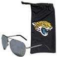 Jacksonville Jaguars Aviator Sunglasses and Bag Set - Siskiyou Buckle - Flyclothing LLC