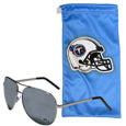 Tennessee Titans Aviator Sunglasses and Bag Set