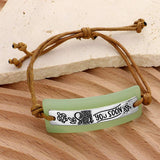 Sea you SOON Sea Glass Message Adjustable Pull Tie Cinch Bracelet - Madeline Love - Flyclothing LLC