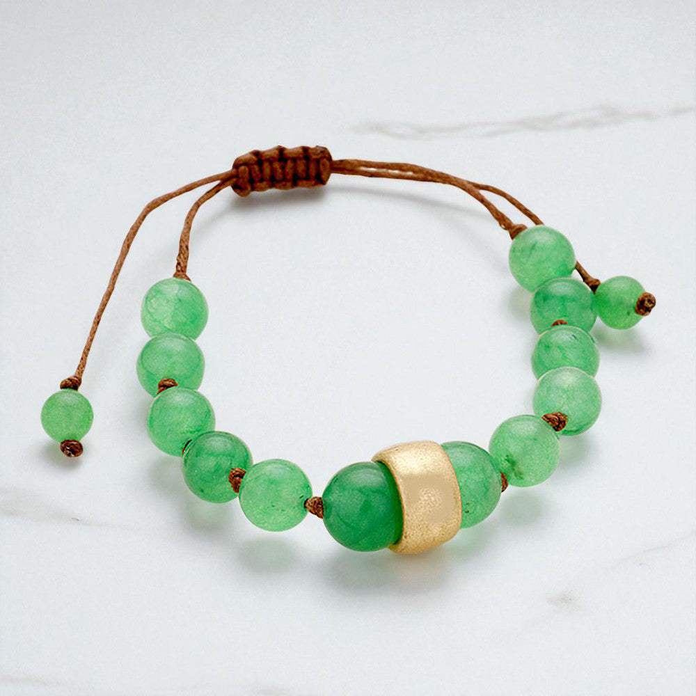 Beaded Adjustable Cinch Pull Tie Bracelet - Madeline Love - Flyclothing LLC