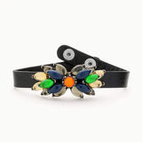 Multi Color Bead Snap Button Bracelet - Madeline Love - Flyclothing LLC