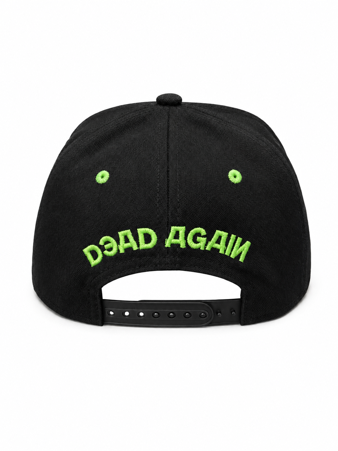 Type O Negative 
3D/Flat Embroidery Black/Green 6 Panel Flatbill Snapback Cap