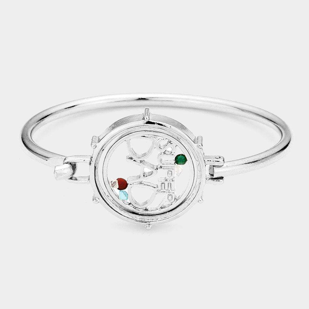 SUPER DAD Floating Locket Hook Bracelet - Madeline Love - Flyclothing LLC
