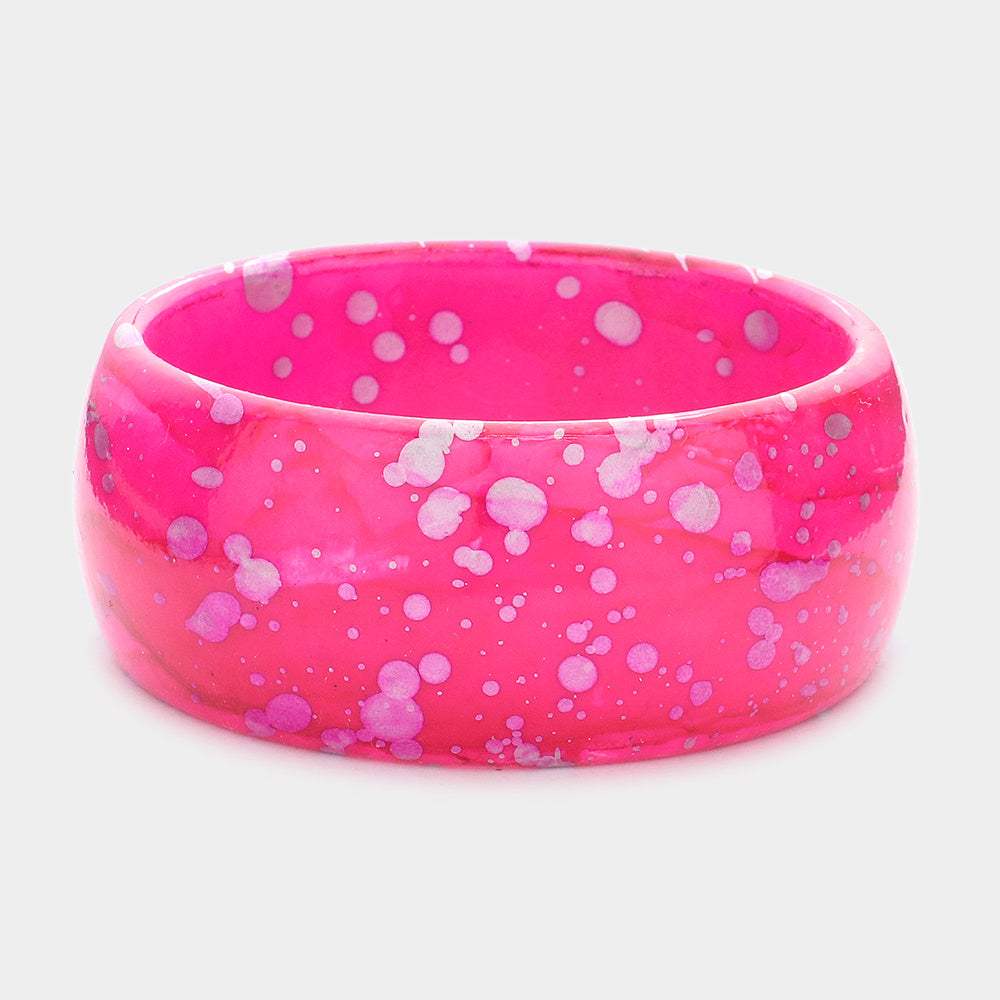 Splash Print Bangle Bracelet - Madeline Love - Flyclothing LLC