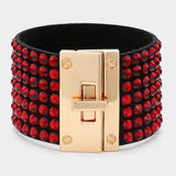 7-Row Rhinestone Bling Studded Bracelet - Madeline Love - Flyclothing LLC