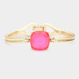 Square Stone Accented Bracelet - Madeline Love - Flyclothing LLC