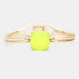 Square Stone Accented Bracelet - Madeline Love - Flyclothing LLC