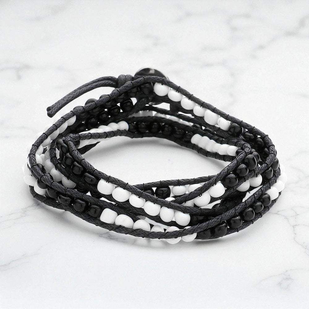 Boho Bead Long Wrap Bracelet - Madeline Love - Flyclothing LLC