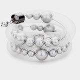 Mesh Tube Pearl Adjustable Bracelet - Madeline Love - Flyclothing LLC