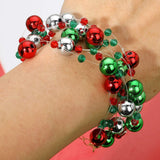 Christmas Bauble Cluster Beaded Bracelet - Madeline Love - Flyclothing LLC