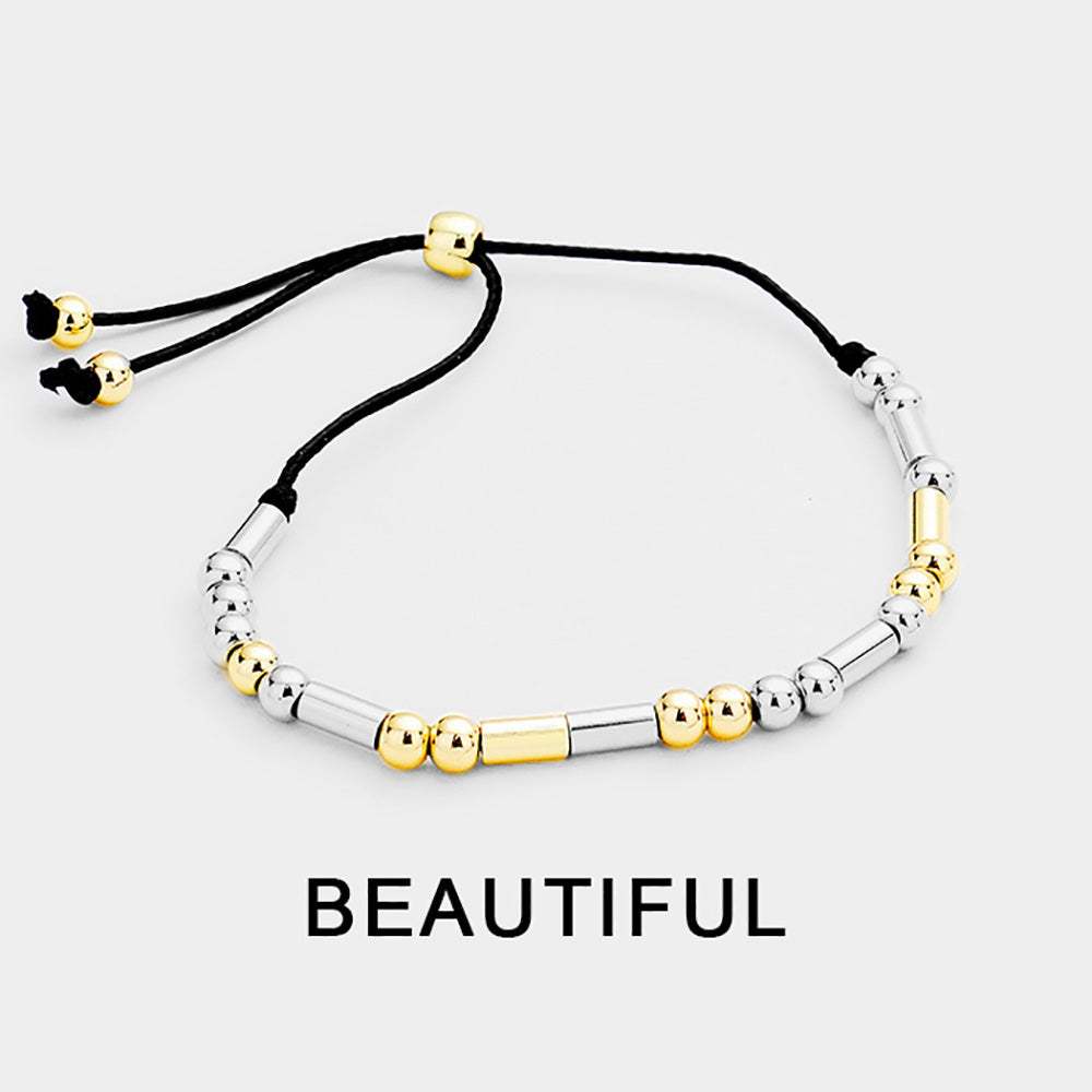 BEAUTIFUL Morse Code Cinch Bracelet - Madeline Love - Flyclothing LLC