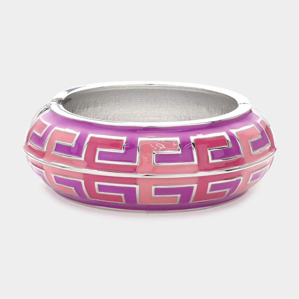 Enamel Hinged Bracelet - Madeline Love - Flyclothing LLC