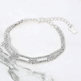 Geometric Rhinestone Pave Bracelet - Madeline Love - Flyclothing LLC
