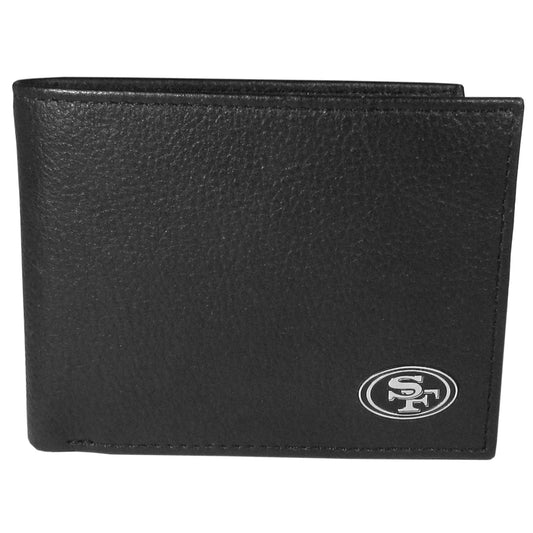 San Francisco 49ers Leather Logo Bi-fold Wallet - San Francisco 49ers