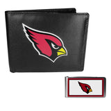 Arizona Cardinals Bi-fold Wallet & Color Money Clip - Arizona Cardinals - Flyclothing LLC