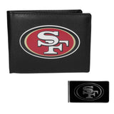 San Francisco 49ers Bi-fold Wallet & Black Money Clip - San Francisco 49ers - Flyclothing LLC