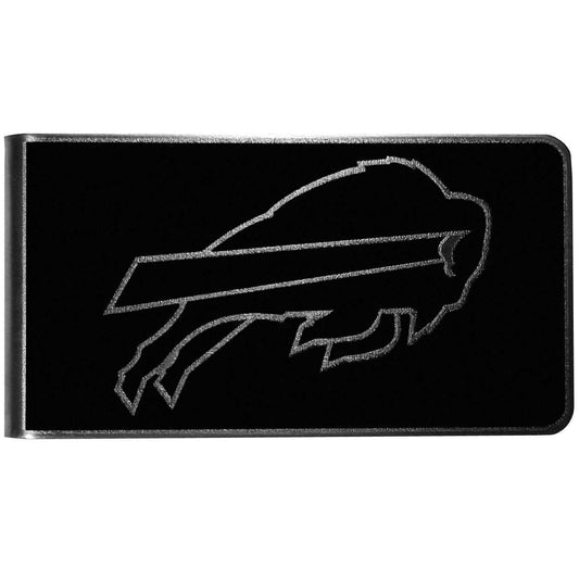 Buffalo Bills Black and Steel Money Clip - Buffalo Bills - Flyclothing LLC