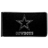 Dallas Cowboys Black and Steel Money Clip - Dallas Cowboys - Flyclothing LLC