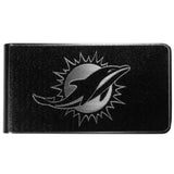 Miami Dolphins Black and Steel Money Clip - Miami Dolphins - Flyclothing LLC