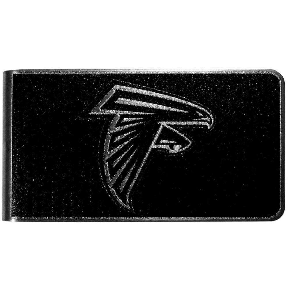 Atlanta Falcons Black and Steel Money Clip - Atlanta Falcons - Flyclothing LLC