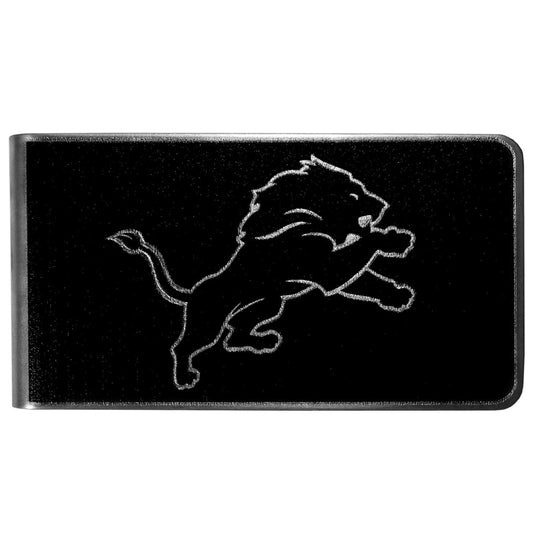 Detroit Lions Black and Steel Money Clip - Detroit Lions - Flyclothing LLC