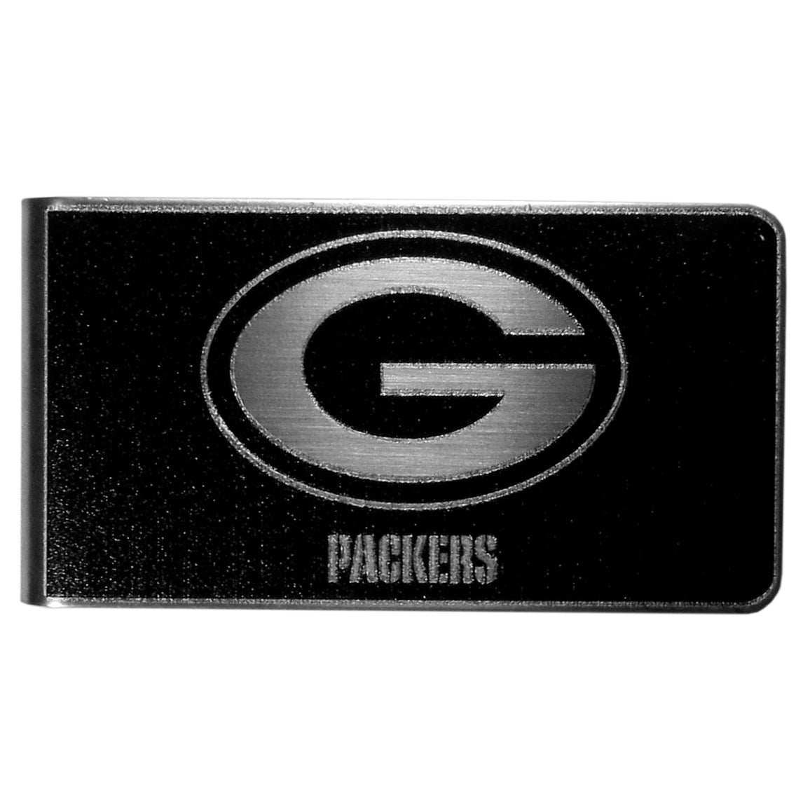 Green Bay Packers Black and Steel Money Clip - Green Bay Packers - Flyclothing LLC